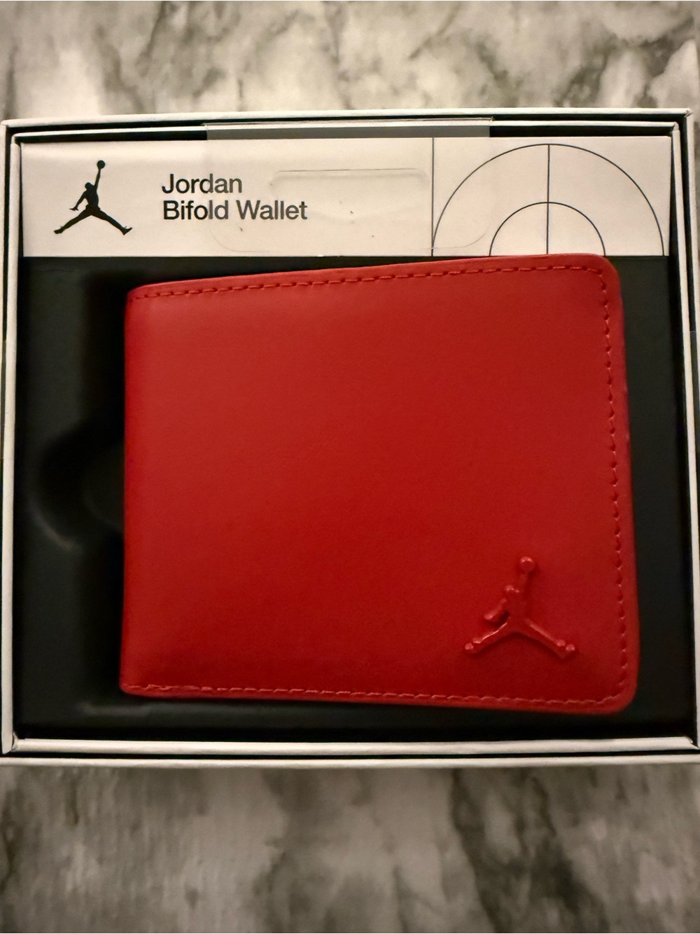NWT Jordan jumpman Bifold Wallet Nike Chicago Bulls Gym Red $65